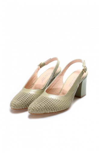 Green High-Heel Shoes 064ZA360.Avakado