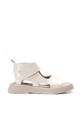 Beige Sommer Sandalen 281ZA20755.Bej