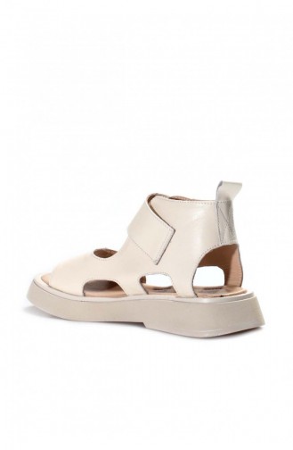 Beige Sommer Sandalen 281ZA20755.Bej