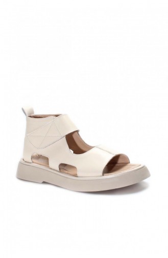 Beige Sommer Sandalen 281ZA20755.Bej
