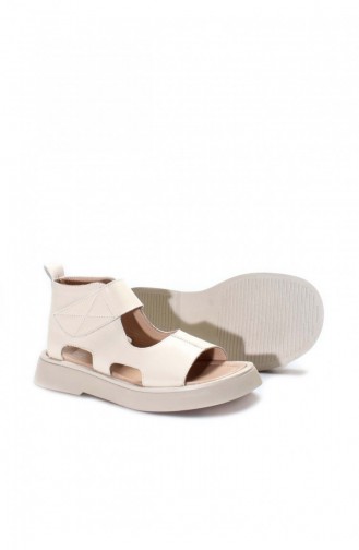 Beige Sommer Sandalen 281ZA20755.Bej