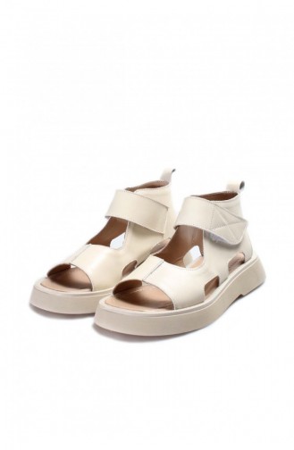 Beige Sommer Sandalen 281ZA20755.Bej