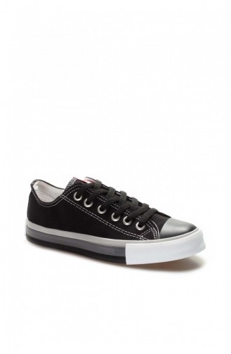 Black Children`s Shoes 620FA0315.Siyah