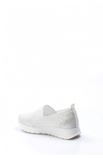 Weiß Tägliche Schuhe 629ZA501-1001.Beyaz