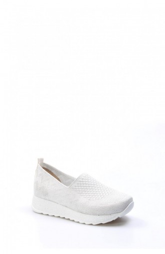 Weiß Tägliche Schuhe 629ZA501-1001.Beyaz