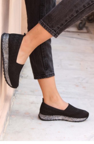 Schwarz Tägliche Schuhe 629ZA501-1001.Siyah