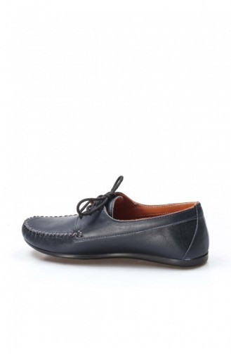 Navy Blue Casual Shoes 710ZA045.Lacivert