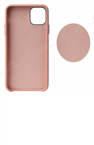 Dafoni İphone 13 Deri Kahverengi Rubber Kılıf