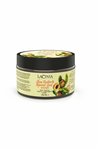 Lacinia Shea Butter Kayısı Çekirdekli Scrub 250 ml NRM057