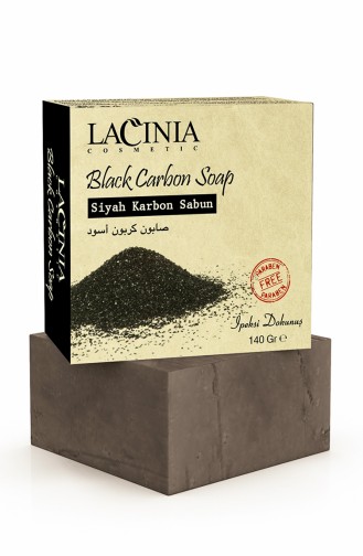 Lacinia Siyah Karbon Sabun 140g NRM075