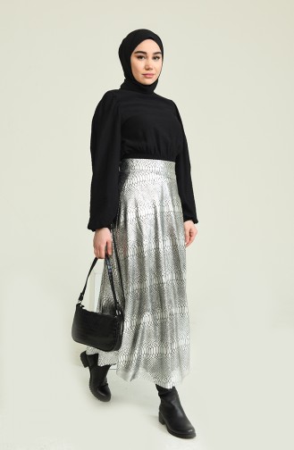 Silver Gray Skirt 85032-01