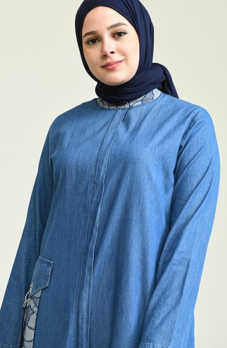 Denim Blue Topcoat 0498-01