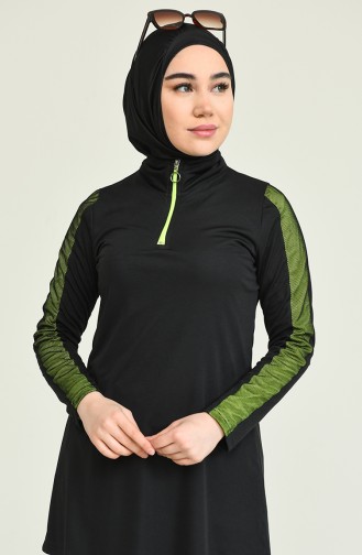 Maillot de Bain Hijab Vert 2207-01
