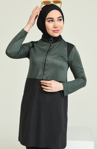 Green Swimsuit Hijab 2217-01