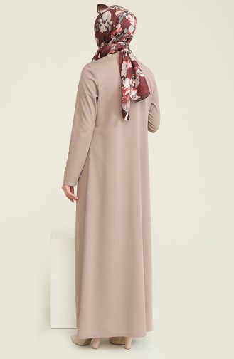 Dunkel-Beige Abayas 2025-07