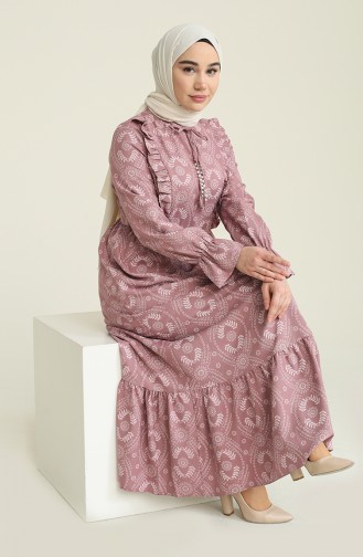 Violet Hijab Dress 10682.Lila