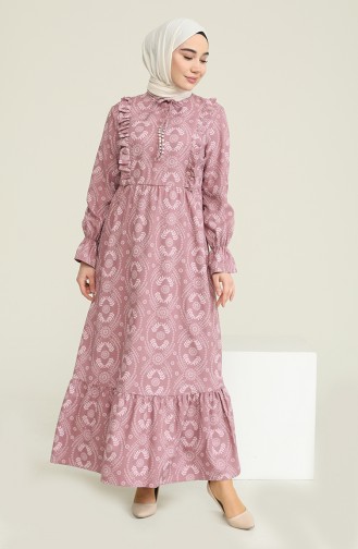 Violet Hijab Dress 10682.Lila