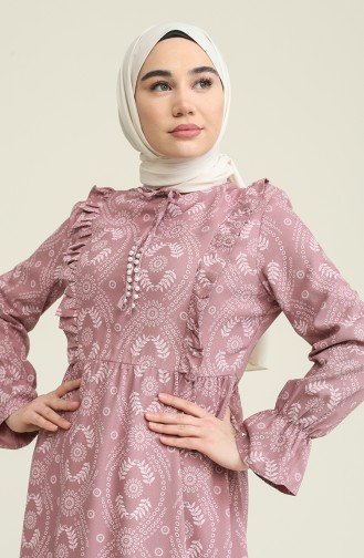Violet Hijab Dress 10682.Lila