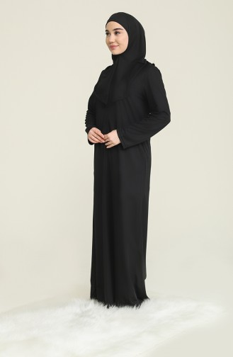 Black Praying Dress 1978-01