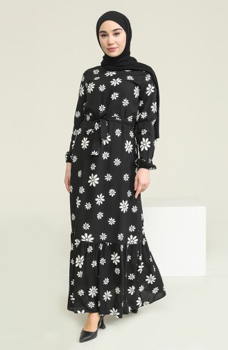 White Hijab Dress 2060-01