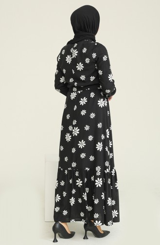 White Hijab Dress 2060-01