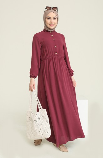 Robe Hijab Cerise 7001-02