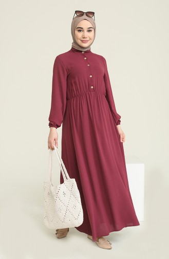 Cherry Hijab Dress 7001-02