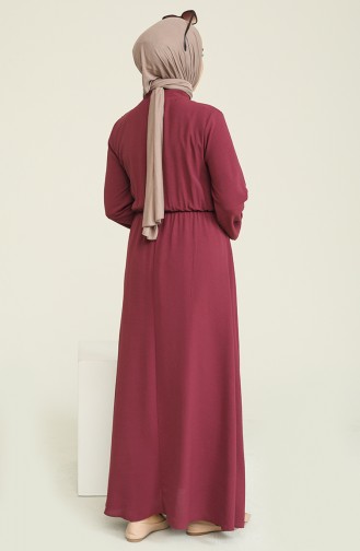 Cherry Hijab Dress 7001-02