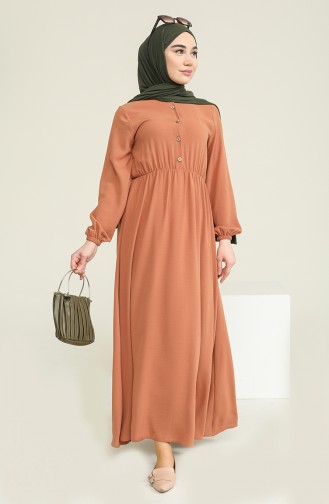 Onion Peel Hijab Dress 7001-05