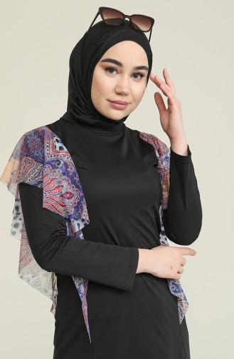 ملابس السباحة أسود 2225-01