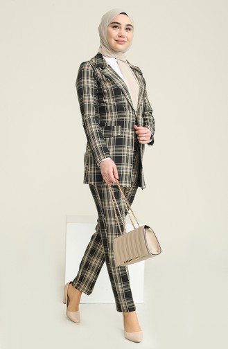 Plaid Suit Mink 9957 13146