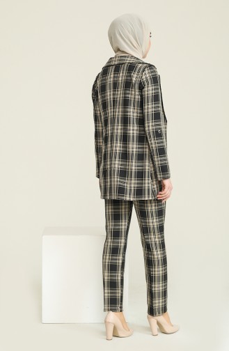 Plaid Suit Mink 9957 13146