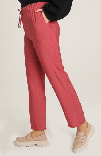 Pantalon Rose Pâle Foncé 6101-11