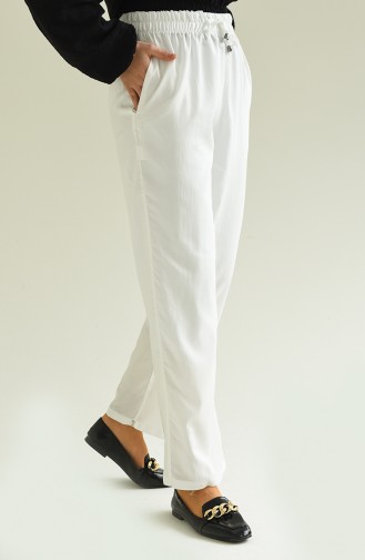 Pantalon Blanc 6103-15