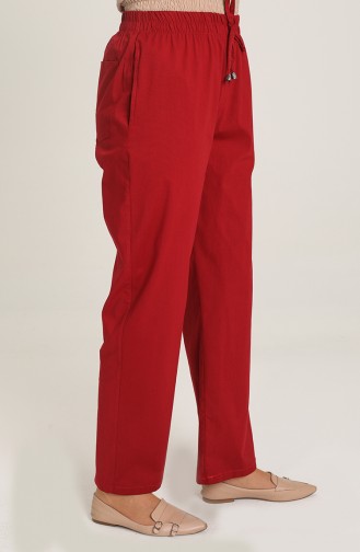Claret Red Pants 6104-06