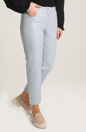 Cepli Suni Deri Pantolon 3222-01 Bebe Mavisi