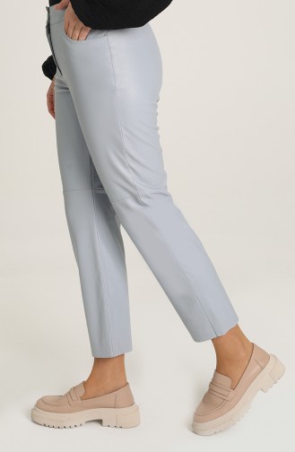 Cepli Suni Deri Pantolon 3222-01 Bebe Mavisi