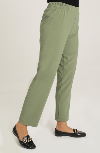 Beli Lastikli Pantolon 1983-32 Yeşil