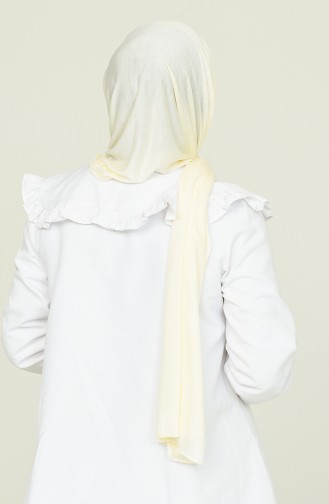 Creme Schal 1077-08