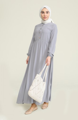 Robe Hijab Gris 7001-07
