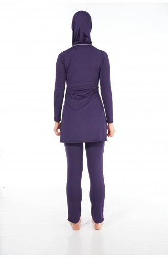 Purple Swimsuit Hijab 22900-03