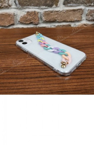 İphone 11 Renkli Zincirli Kılıf