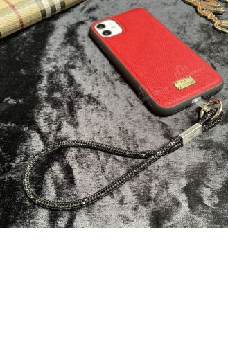 Siyah Taşlı Telefon Bilek Askısı
