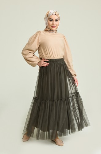 Dark Khaki Skirt 85066-05