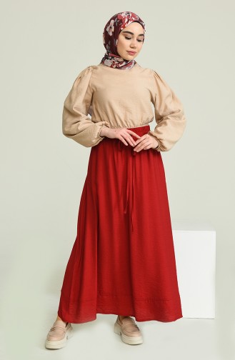 Claret Red Skirt 1752-01