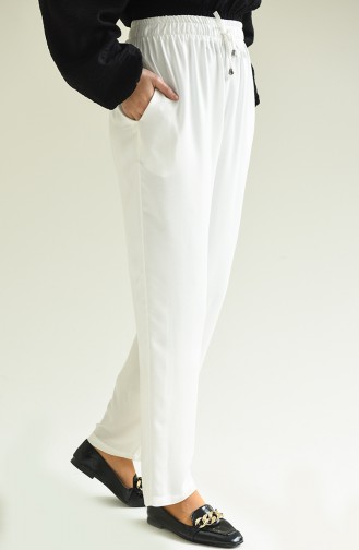 Pantalon Blanc 6101-09