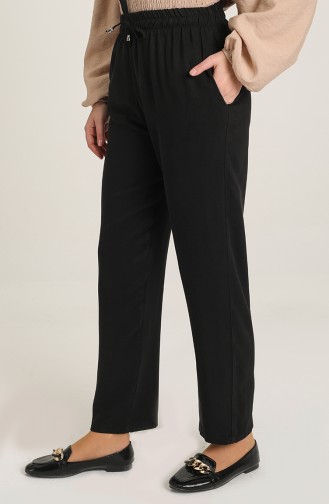 Pantalon Noir 6102-01