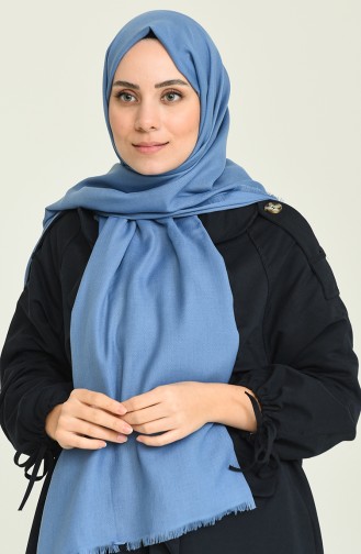 Jeansblau Schal 2020-03