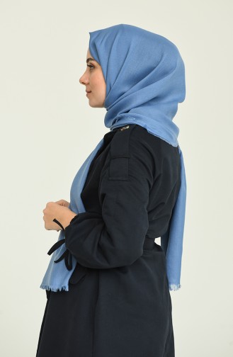 Jeansblau Schal 2020-03