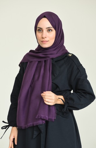 Eggplant Color Shawl 2021-02